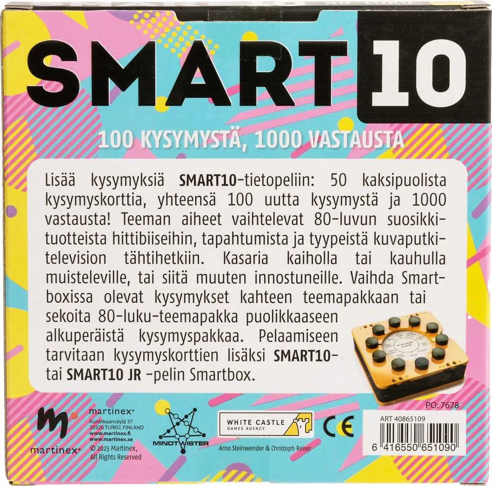 Smart10 - lisäkysymykset, 80-luku