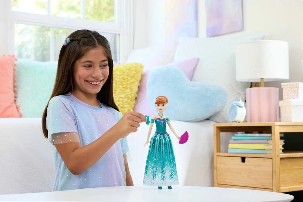 Mattel „Disney Frozen Spin And Reveal“ lėlės Anos siurprizų rinkinys JBG60