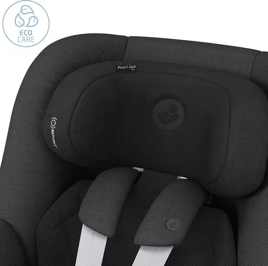 Maxi-Cosi Pearl 360 PRO - sukamasis, wysuwany fotelik automobilinis ~0-18 kg, siedzisko | Authentic Juodas