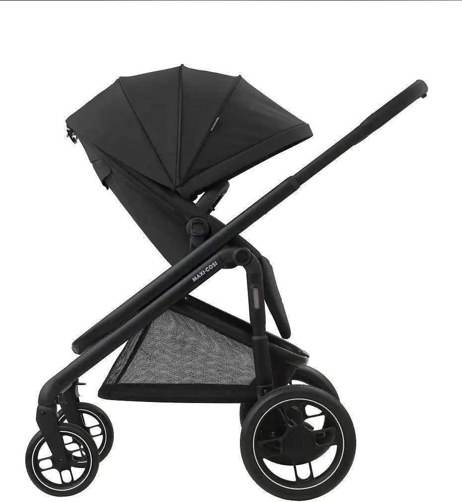 Maxi-Cosi Plaza + - daugiafunkcinis wózek, komplektas 2w1 | Essential Juodas