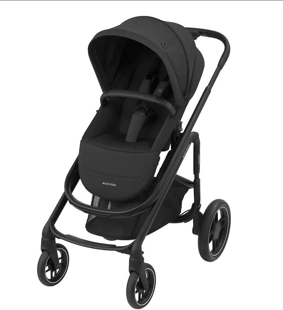 Maxi-Cosi Plaza + - daugiafunkcinis wózek, komplektas 2w1 | Essential Juodas