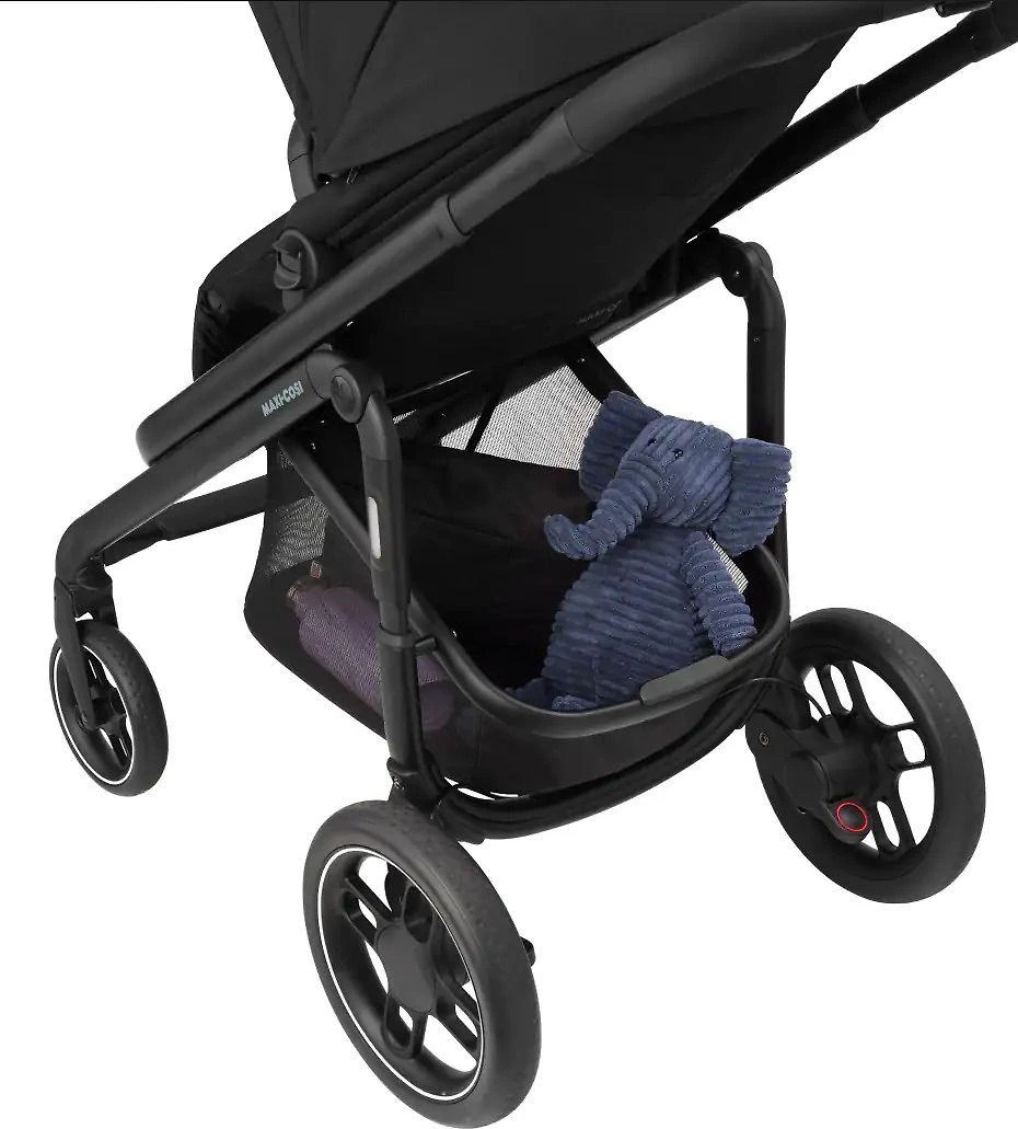 Maxi-Cosi Plaza + - daugiafunkcinis wózek, komplektas 2w1 | Essential Juodas