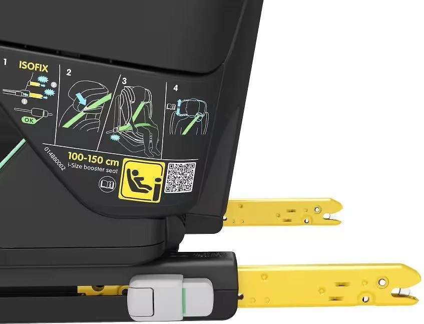 Maxi Cosi Rodifix S kėdutės ISOFIX jungtys ir naudojimo instrukcija