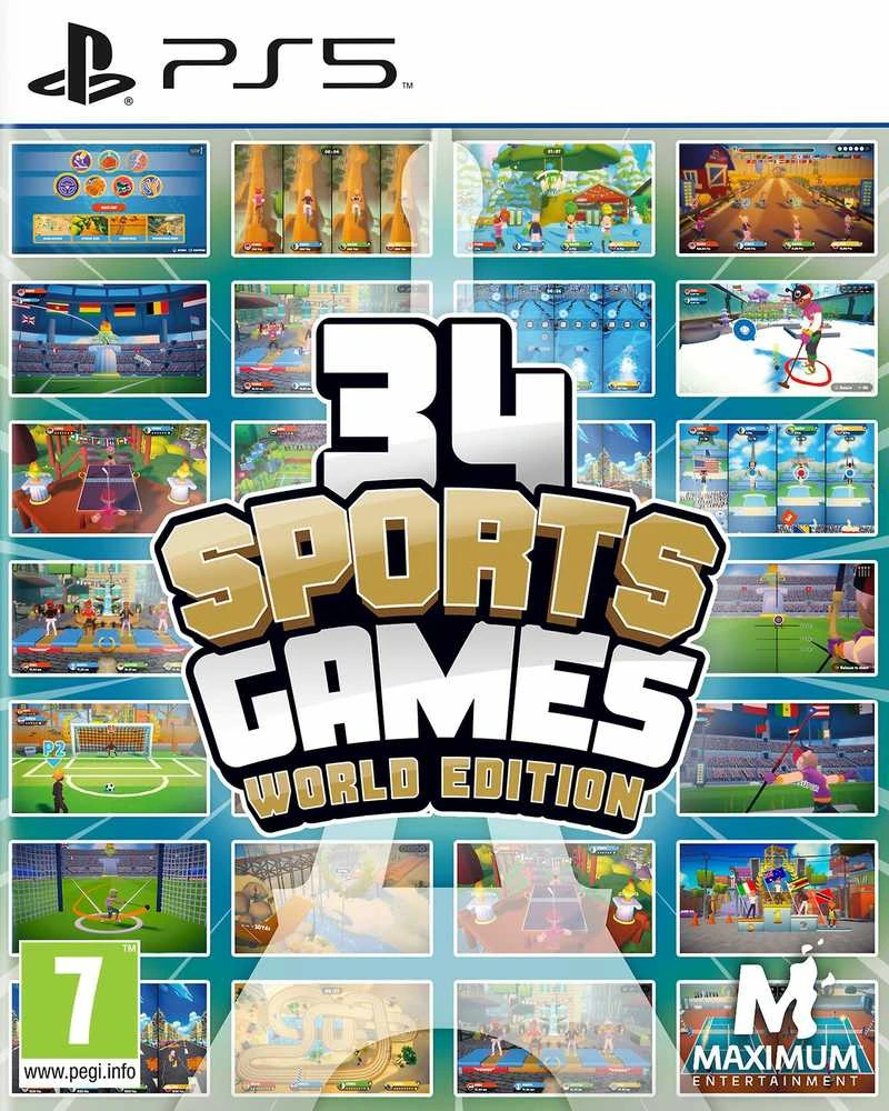 Maximum Games 34 sporto žaidimai – pasaulinis leidimas – PlayStation 5
