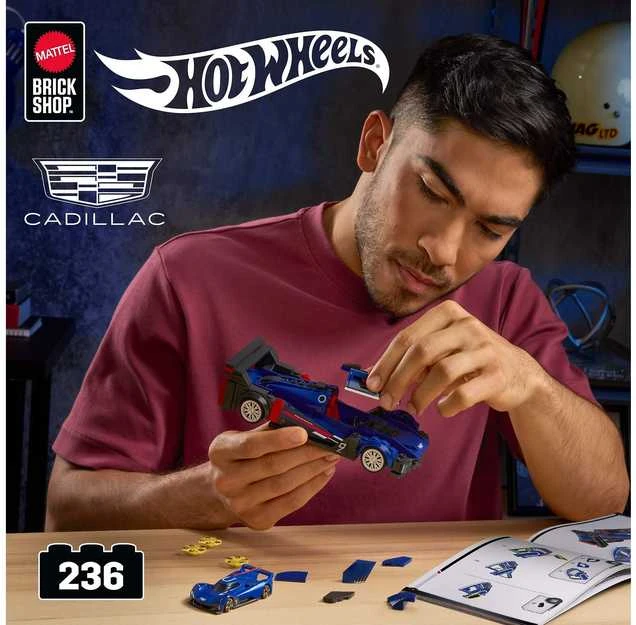 MATTEL BRICK SHOP HOT WHEELS konstruktorius – Speed Cadillac (JFR89)