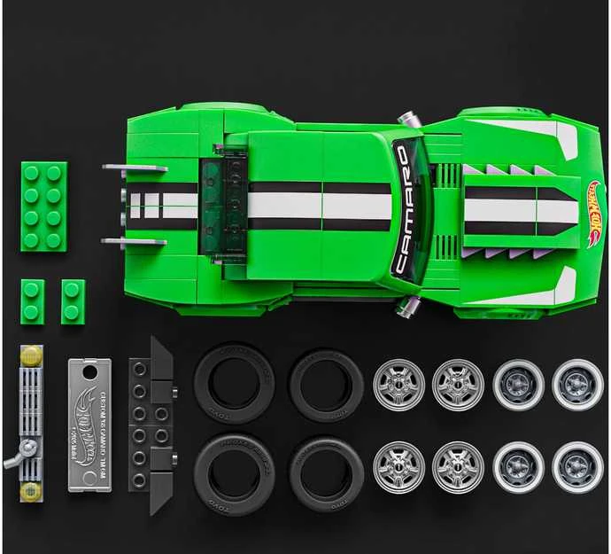 MATTEL BRICK SHOP HOT WHEELS konstruktorius – Speed Camaro (JFT16)