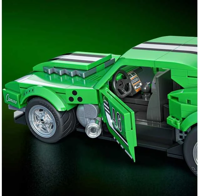 MATTEL BRICK SHOP HOT WHEELS konstruktorius – Speed Camaro (JFT16)