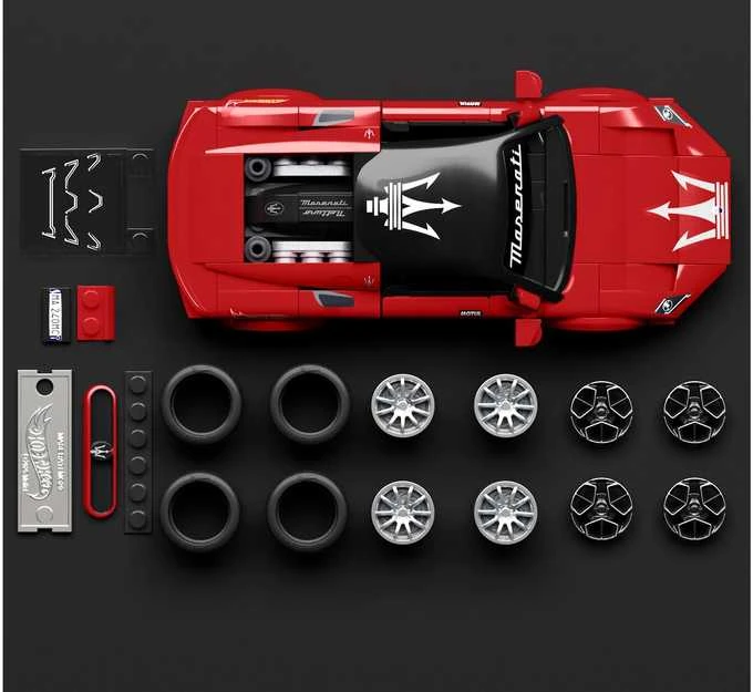 MATTEL BRICK SHOP HOT WHEELS konstruktorius – Speed Maserati (JFR90)