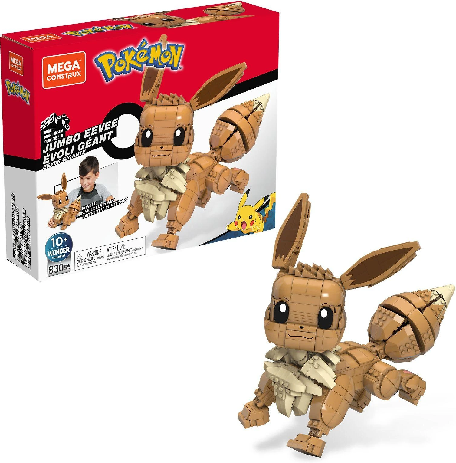 Mattel „Mega Construx Pokemon“ rinkinys „Didysis Eevee“