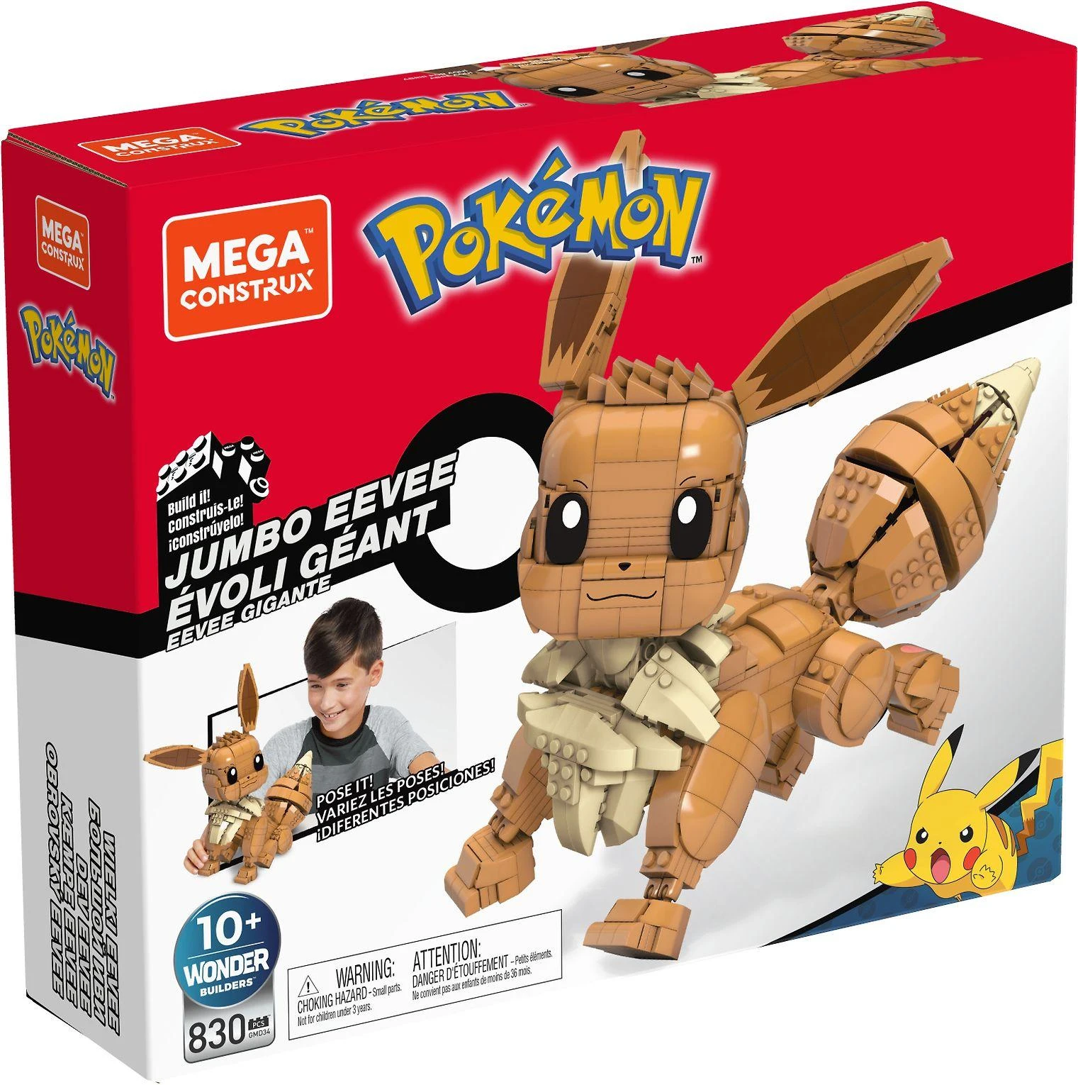 Mattel „Mega Construx Pokemon“ rinkinys „Didysis Eevee“