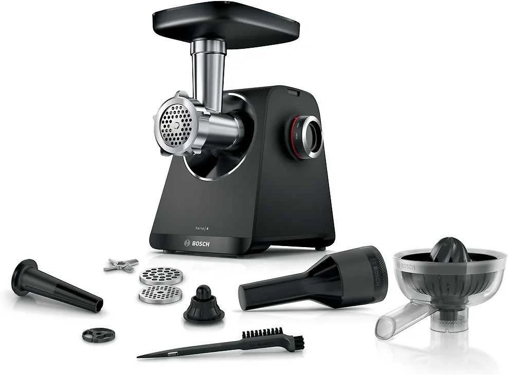 Bosch MFWS430B Serija 4, Mėsmalė, MultiPower Series 4, 1900 W, Juoda, Juodas