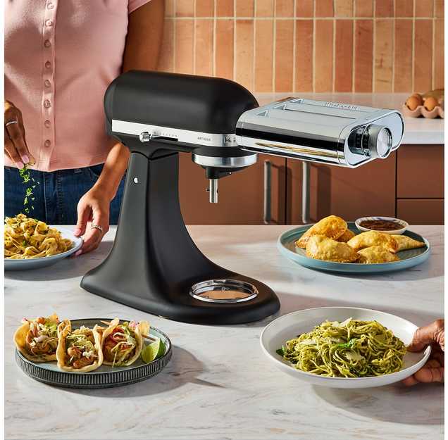 Mėsmalė KitchenAid Metalinis makaronų priedas „trys viename“