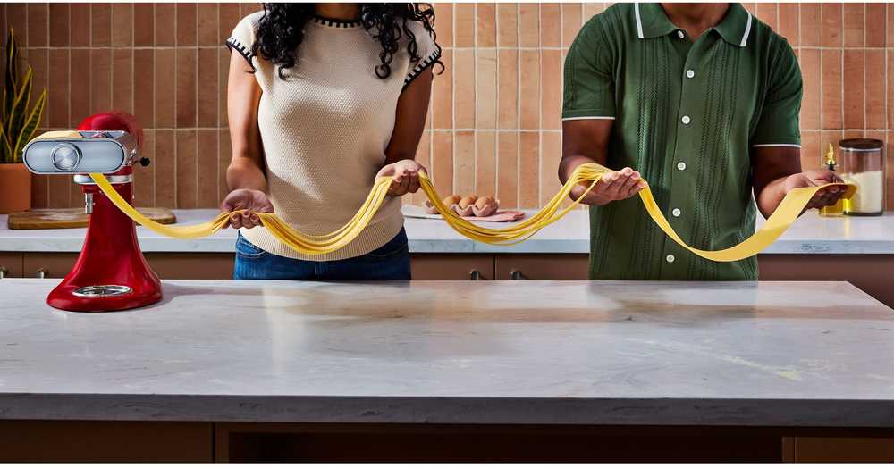 Mėsmalė KitchenAid Metalinis makaronų priedas „trys viename“