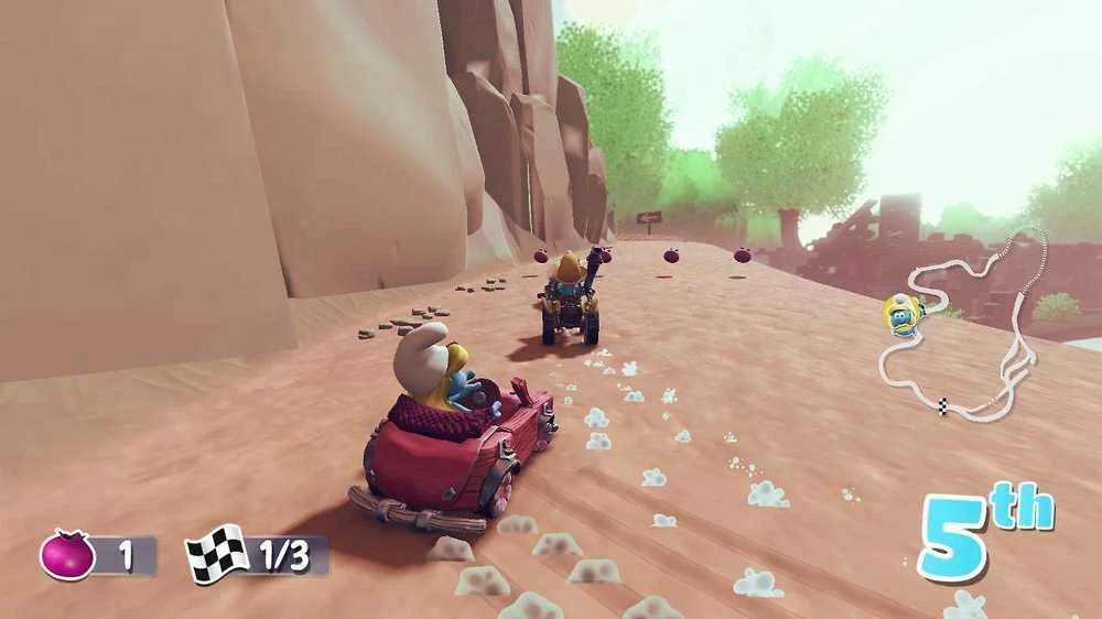 SMURFS „Smurfų kartingas“ – „PlayStation 4“