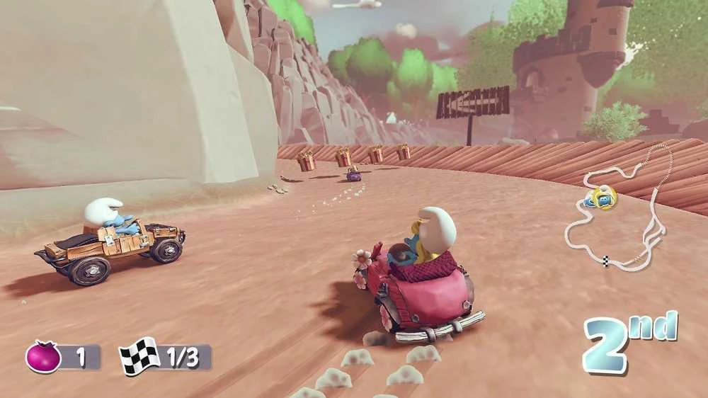 SMURFS „Smurfų kartingas“ – „PlayStation 4“