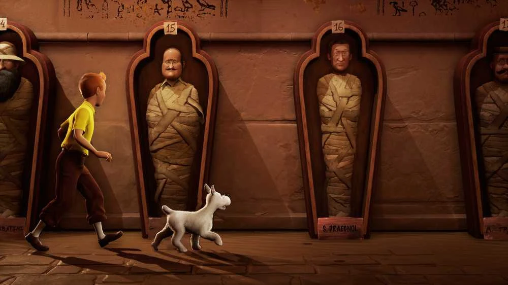 „Microïds Tintin Reporter“ Faraono cigarai PS4