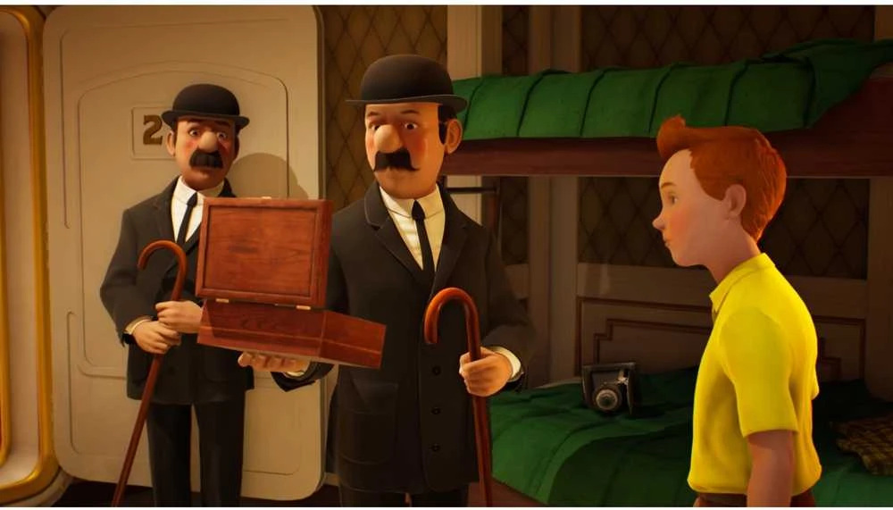 Microids Mikroschemos Tintino reporteris Faraono cigarai