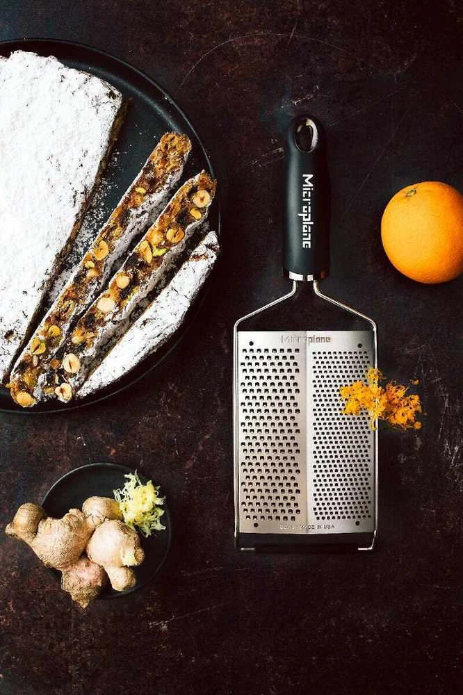 Microplane Dviejų ašmenų tarka, rupi ir smulki, „Gourmet“