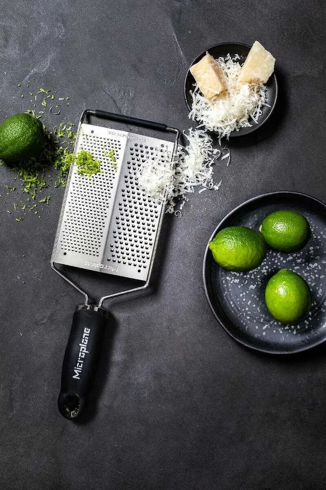 Microplane Dviejų ašmenų tarka, rupi ir smulki, „Gourmet“