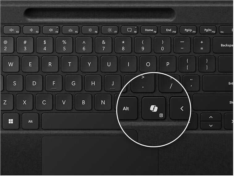 „Microsoft Surface Pro Flex“ klaviatūra + rašiklis (komercinė)