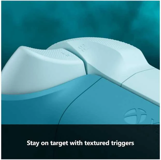 „Microsoft XBOX“ belaidis valdiklis – „Ice Breaker Special Edition Turquoise Bluetooth Gamepad“ (analoginis / skaitmeninis) „Android“, asmeniniams kompiuteriams, „XBOX One“, „XBOX Series S“, „XBOX Series X“, „iOS“
