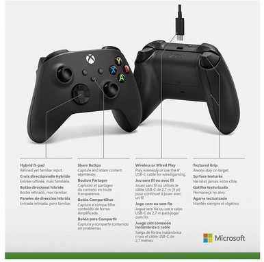 „Microsoft EP2-29944“ žaidimų valdiklis Juodas „Bluetooth“ / USB žaidimų pultas Analoginis / skaitmeninis „Android“, asmeniniams kompiuteriams, „XBOX One“, „XBOX Series S“, „XBOX Series X“, „iOS“