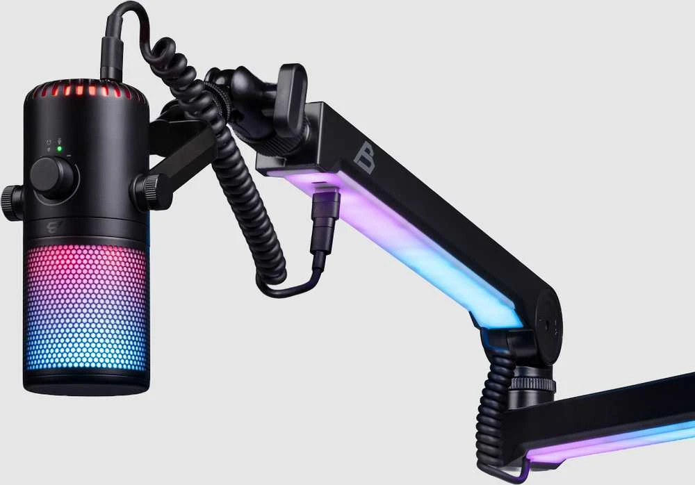Blackstorm Mercury RGB pöytäasennettava mikrofoniteline USB-kaapelilla
