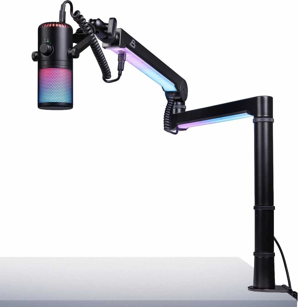 Blackstorm Mercury RGB pöytäasennettava mikrofoniteline USB-kaapelilla