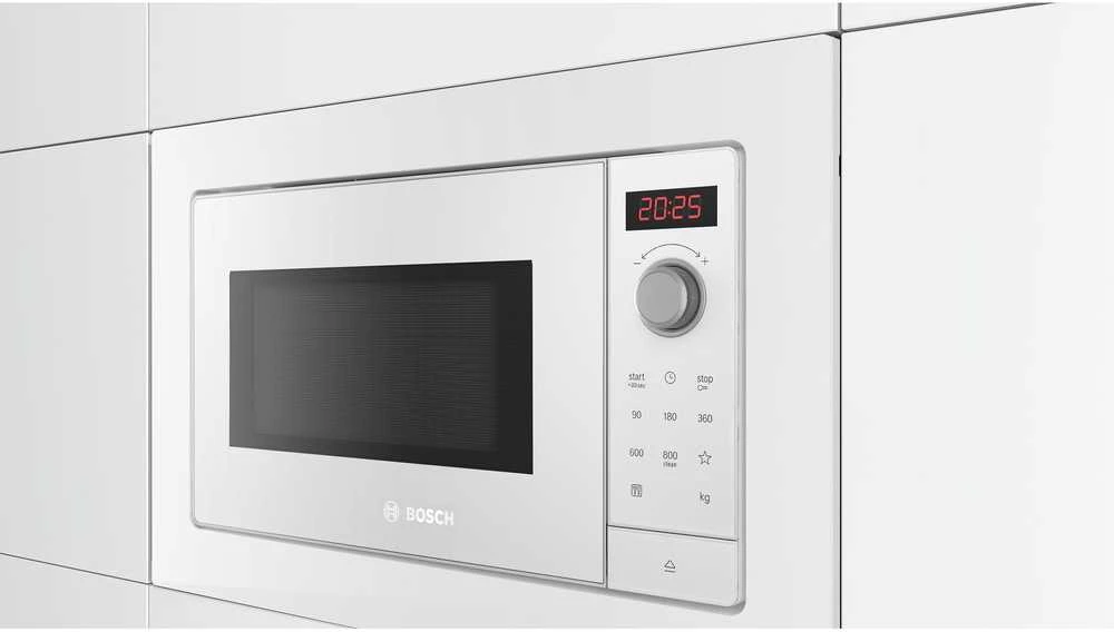 Bosch mikrobangų krosnelė | BFL623MW3 | Įmontuojama | 800 W | 20 l | Baltas