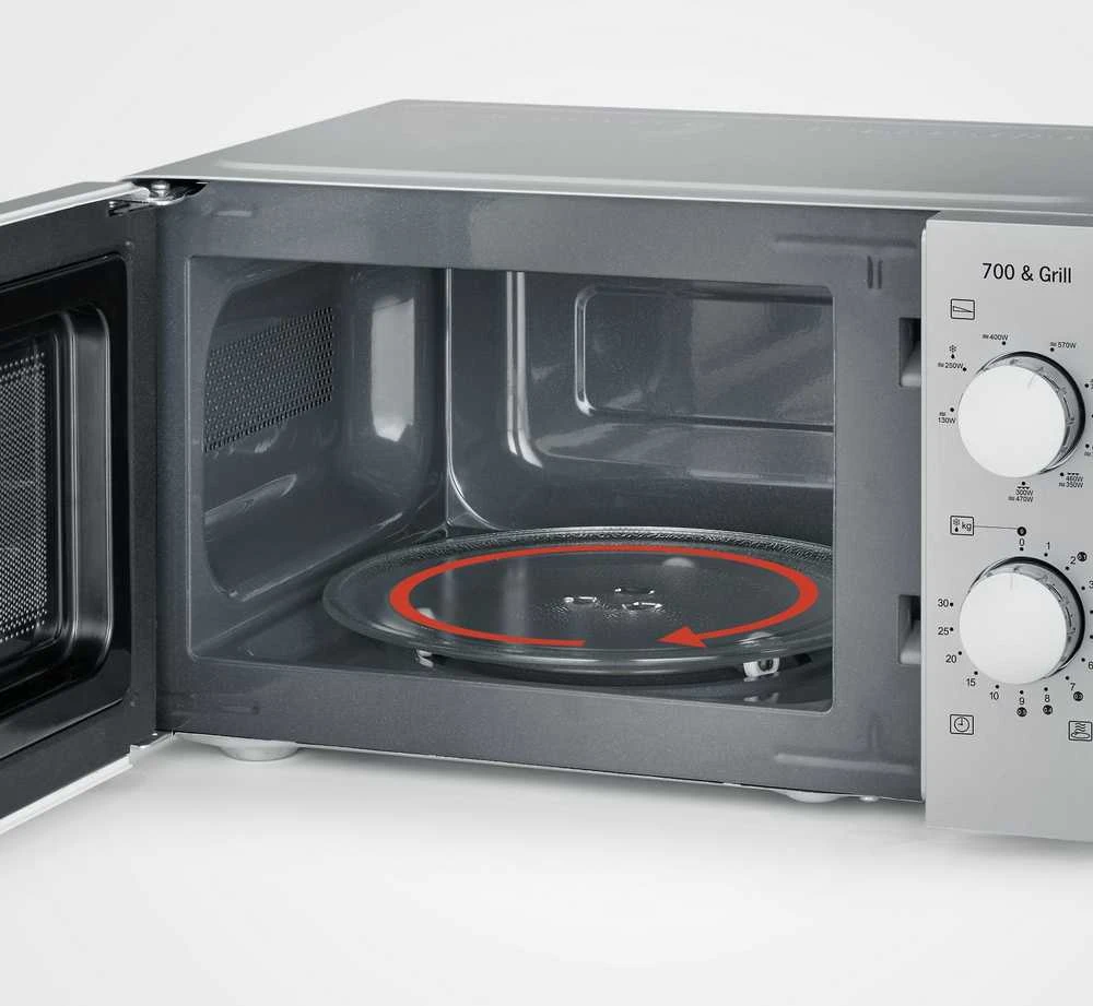 Mikrobangų krosnelė Severin MW 7780 microwave Juodas, Sidabrinis Grilis microwave Countertop 17 L 700 W