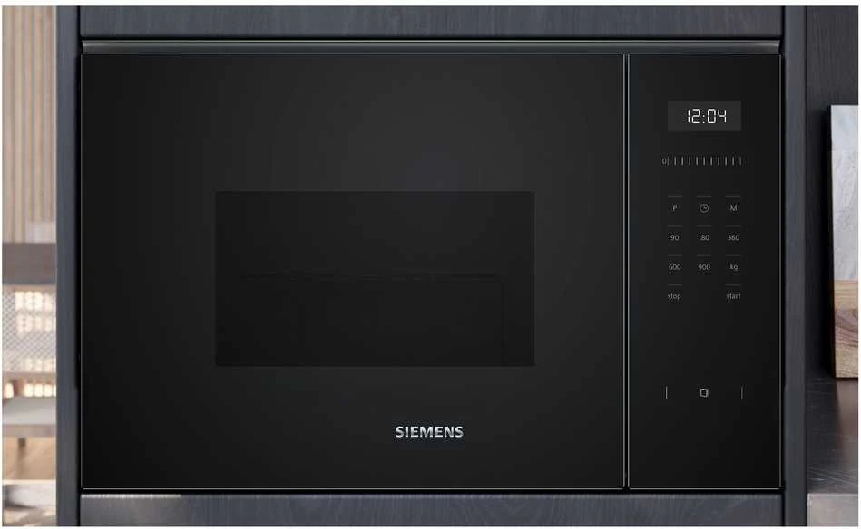 Mikrobangų krosnelė Siemens iQ500 (BF555LMB1) mikroaaltouuni, musta