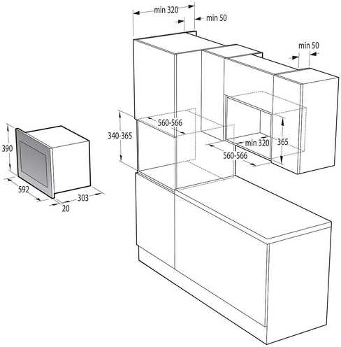 Mikrobangų krosnelė Upo BM205W mikroaaltouuni, valkoinen