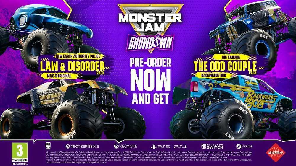 Monster Jam Showdown (1 dienos leidimas) – PlayStation 5