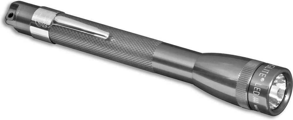 Mini Maglite AAA LED žibintuvėlis, pilkas