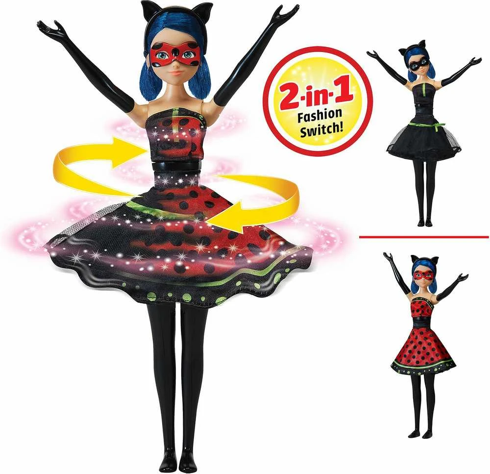Miraculous Stebuklinga „Lėlė Hero Switch Ladybug Fashion Doll“, 50414