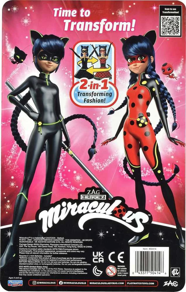 Miraculous Stebuklinga „Lėlė Hero Switch Ladybug Fashion Doll“, 50414