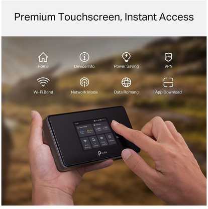Modemas TP-LINK M8550 5G Mobile Wi-Fi 6E mobiilireititin