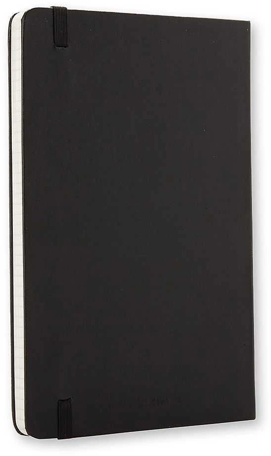 Užrašų knygutė Moleskine Classic 13x21cm, langeliais, kietu viršeliu, juodos spalvos