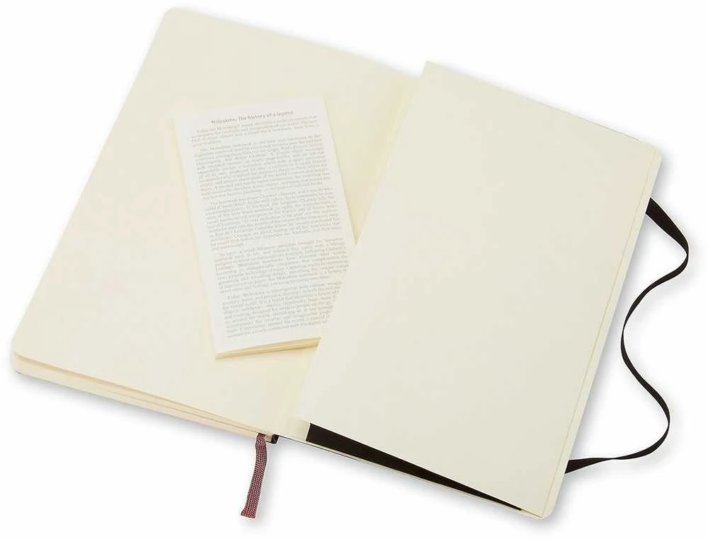 *Užrašų knygutė Moleskine Classic 9x14cm, linijomis, minkštu viršeliu, juodos spalvos
