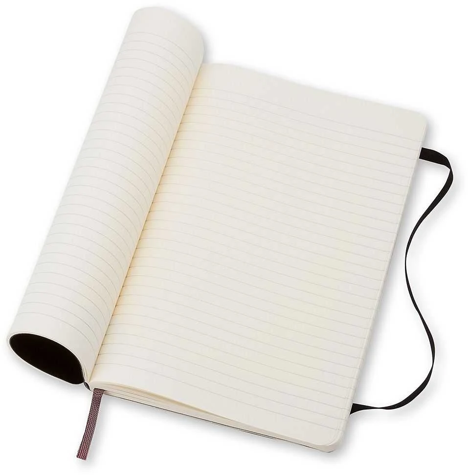 *Užrašų knygutė Moleskine Classic 9x14cm, linijomis, minkštu viršeliu, juodos spalvos