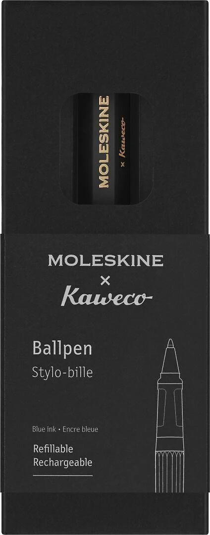 Moleskine KAWECO X długopis, juoda