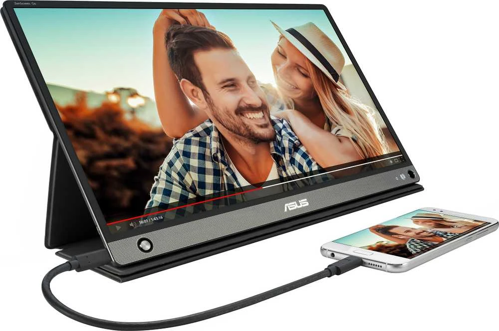 Monitorius ASUS ZenScreen Go MB16AHP, 15,6", 1920x1080