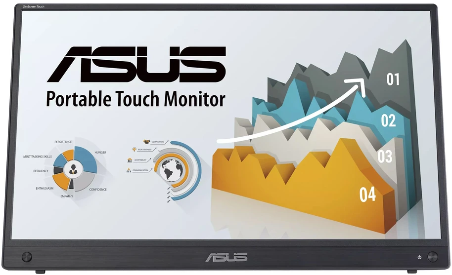 Monitorius ASUS ZenScreen Touch MB16AMTR, 15,6", 1920x1080, 60Hz, IPS, 5ms