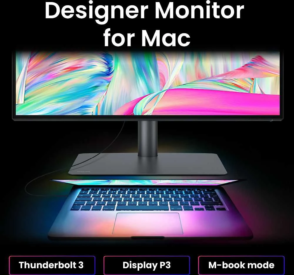 Monitorius BENQ PD3225U 32inch UHD IPS 60Hz 5ms Thunderbolt 3 USB-C 90W DP HDMI