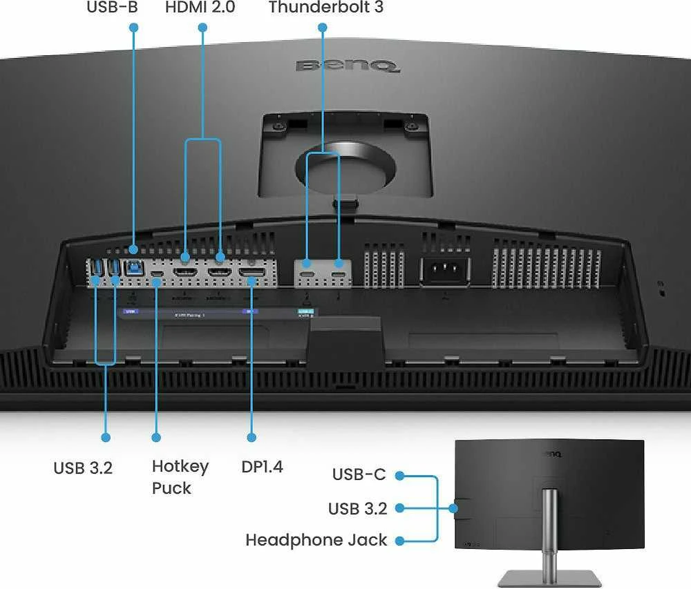 Monitorius BENQ PD3225U 32inch UHD IPS 60Hz 5ms Thunderbolt 3 USB-C 90W DP HDMI