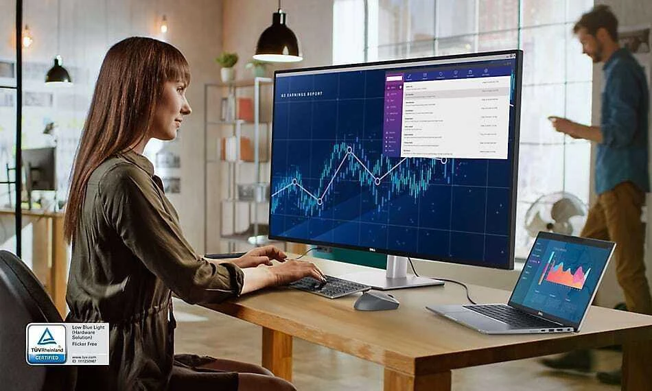 Monitorius Dell U4323QE, 42.5 ", IPS, UHD, 3840 x 2160, 16:9, 5 ms, 350 cd/m², 60 Hz