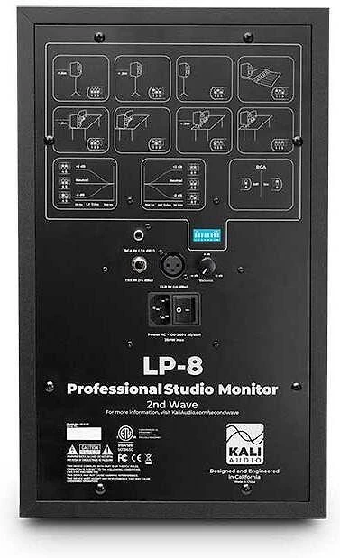 Kali Audio LP-8 V2 studijinė monitorinė kolonėlė, Juodos spalvos 1 vnt.