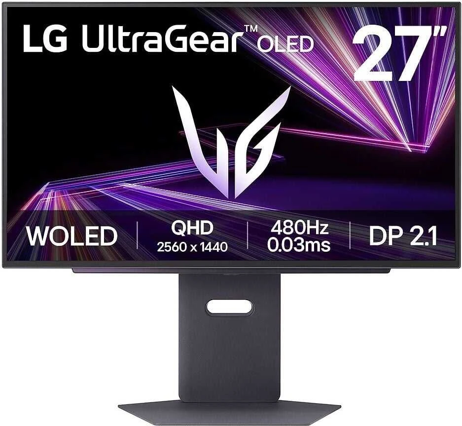 Monitorius LG „UltraGear 27GX790A-B“ – 480 Hz | QHD | 26,5 colio | OLED | 0,03 ms