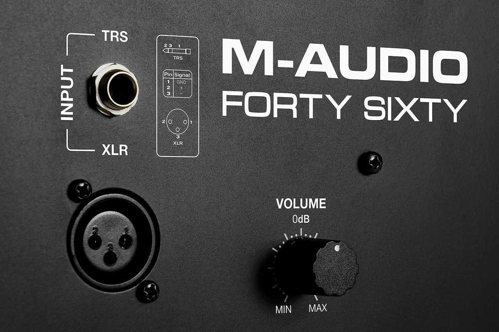 Garso kolonėlė M-AUDIO FORTY SIXTY, 1 vnt. Juodos spalvos