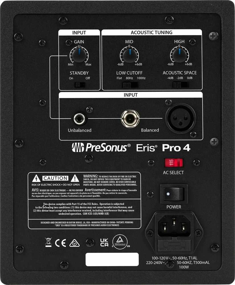 PreSonus Eris Pro 4 - Monitorius Aktywny